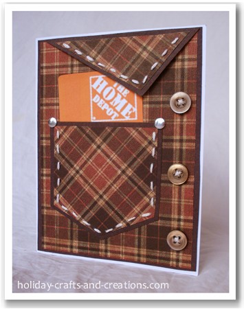 Fathers Day Cards: Shirt Pocket Cards