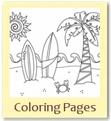 summer coloring sheets