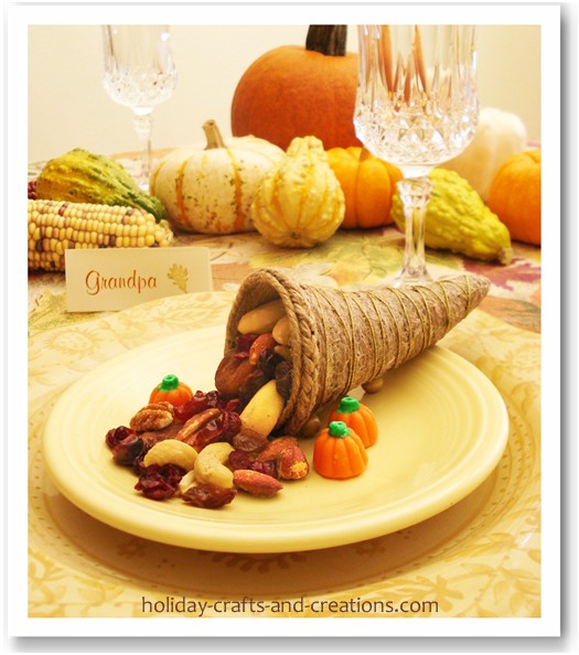 Thanksgiving crafts to make, cornucopia