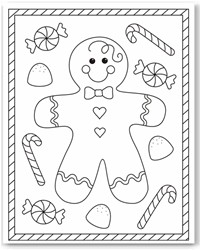 Free Printable Christmas Coloring Pages on Free Christmas Printables Gingerbreadboy Jpg