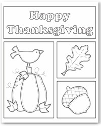 Thanksgiving Coloring Pages Free on Return To Thanksgiving Crafts From Free Thanksgiving Coloring Pages