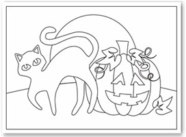 Pumpkin Coloring Pages on Black Cat Pumpkin Pumpkin Coloring Sheets