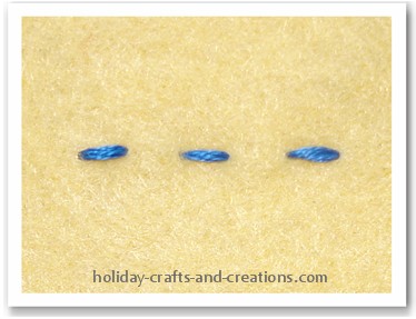 running stitch running stitch