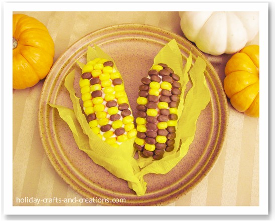 THANKSGIVING CRAFTS To Make: Indian Corn Treats