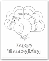 Thanksgiving Coloring Sheets Free on Return To Thanksgiving Crafts From Free Thanksgiving Coloring Pages