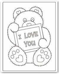 Valentine Coloring Pages