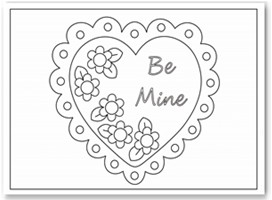 Valentine Coloring Pages