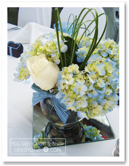 made for her daughter Laurel's wedding wedding centerpiece ideas