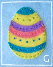 Easter craft ideas, Easter garland 