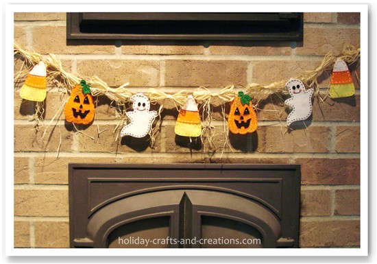 Homemade Halloween Decorations Halloween Garland