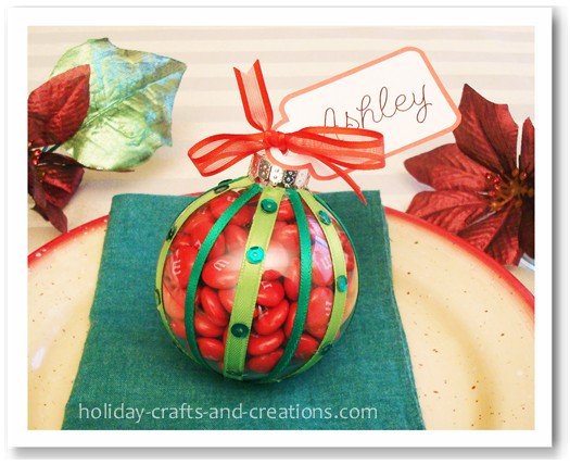 Christmas place cards Christmas place cards