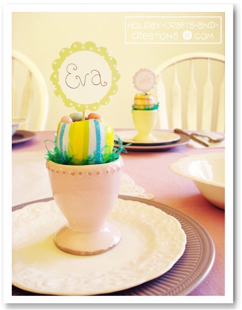 easter table setting