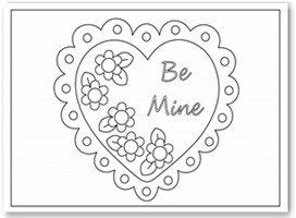 Valentine Coloring Pages